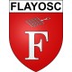 Flayosc 83 ville sticker blason écusson autocollant adhésif
