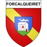 Forcalqueiret 83 ville sticker blason écusson autocollant adhésif