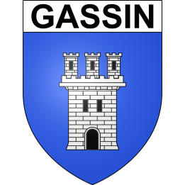 Gassin 83 ville sticker blason écusson autocollant adhésif