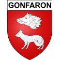 Stickers coat of arms Gonfaron adhesive sticker