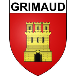Stickers coat of arms Grimaud adhesive sticker