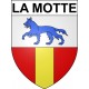 Pegatinas escudo de armas de La Motte adhesivo de la etiqueta engomada