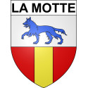 Stickers coat of arms La Motte adhesive sticker