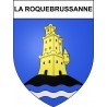 Stickers coat of arms La Roquebrussanne adhesive sticker
