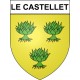 Le Castellet Sticker wappen, gelsenkirchen, augsburg, klebender aufkleber
