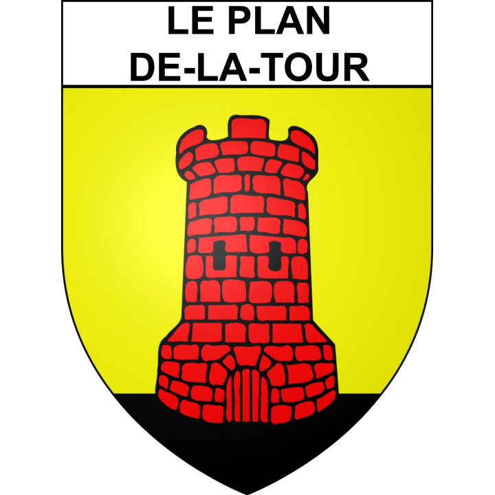 Le Plan-de-la-Tour 83 ville sticker blason écusson autocollant adhésif