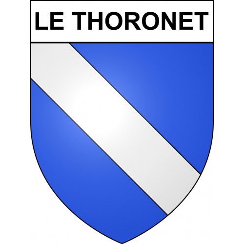Stickers coat of arms Le Thoronet adhesive sticker
