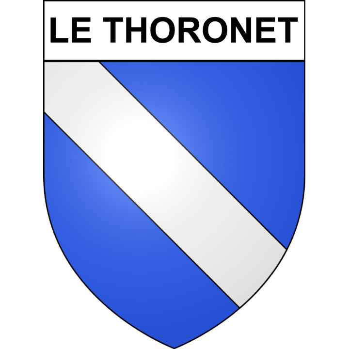 Le Thoronet Sticker wappen, gelsenkirchen, augsburg, klebender aufkleber