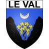 Le Val Sticker wappen, gelsenkirchen, augsburg, klebender aufkleber
