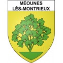 Méounes-lès-Montrieux 83 ville sticker blason écusson autocollant adhésif