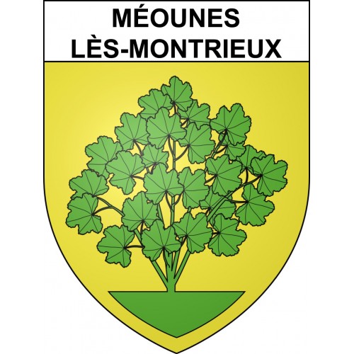 Stickers coat of arms Méounes-lès-Montrieux adhesive sticker