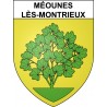 Méounes-lès-Montrieux Sticker wappen, gelsenkirchen, augsburg, klebender aufkleber