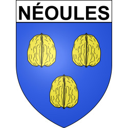 Néoules 83 ville sticker blason écusson autocollant adhésif