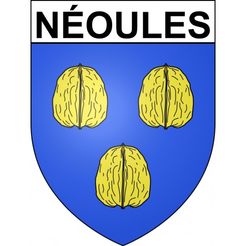 Stickers coat of arms Néoules adhesive sticker