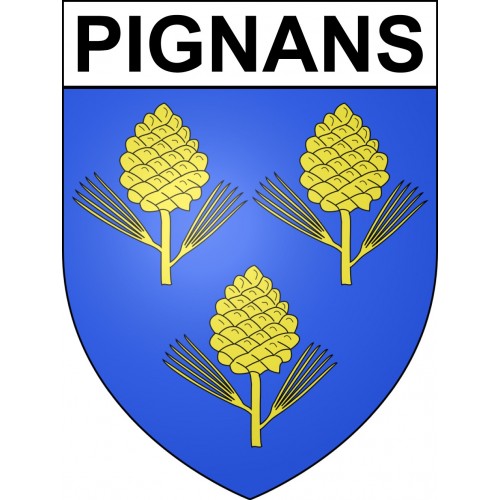 Adesivi stemma Pignans adesivo