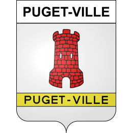 Puget-Ville Sticker wappen, gelsenkirchen, augsburg, klebender aufkleber