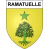 Ramatuelle 83 ville sticker blason écusson autocollant adhésif