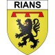 Rians Sticker wappen, gelsenkirchen, augsburg, klebender aufkleber