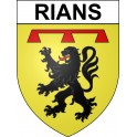 Stickers coat of arms Rians adhesive sticker