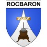 Rocbaron Sticker wappen, gelsenkirchen, augsburg, klebender aufkleber