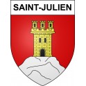Saint-Julien 83 ville sticker blason écusson autocollant adhésif