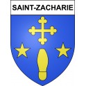 Saint-Zacharie 83 ville sticker blason écusson autocollant adhésif