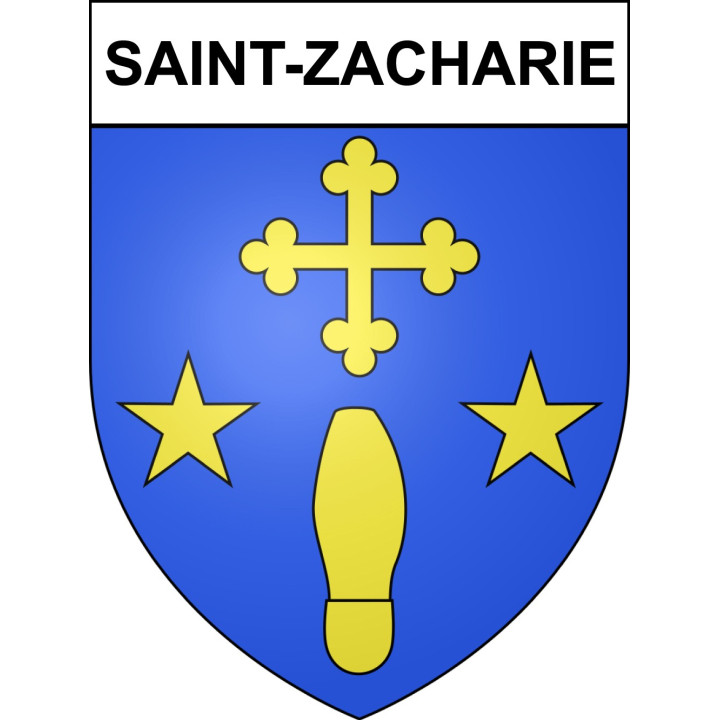 Saint-Zacharie Sticker wappen, gelsenkirchen, augsburg, klebender aufkleber