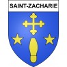 Saint-Zacharie 83 ville sticker blason écusson autocollant adhésif