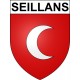 Seillans 83 ville sticker blason écusson autocollant adhésif
