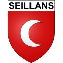 Seillans 83 ville sticker blason écusson autocollant adhésif