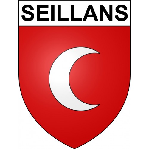 Seillans 83 ville sticker blason écusson autocollant adhésif