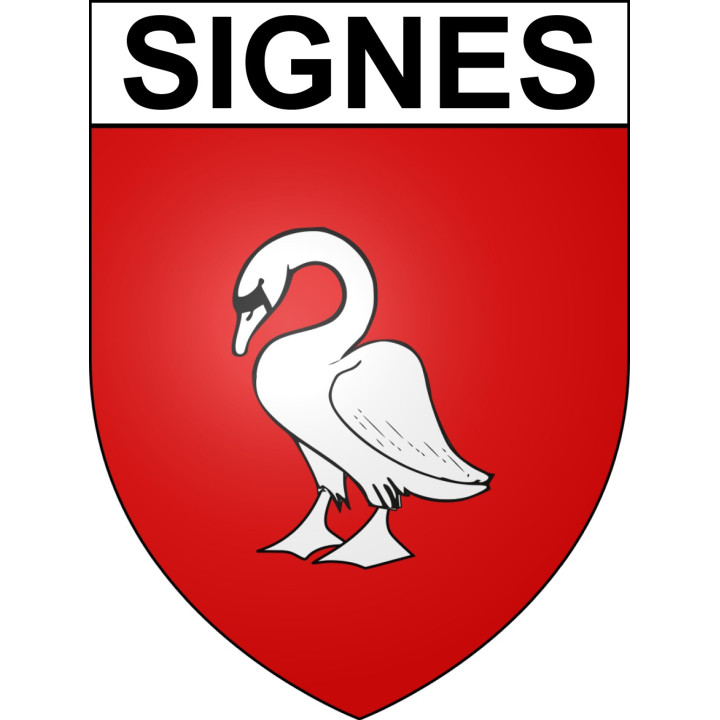 Signes Sticker wappen, gelsenkirchen, augsburg, klebender aufkleber