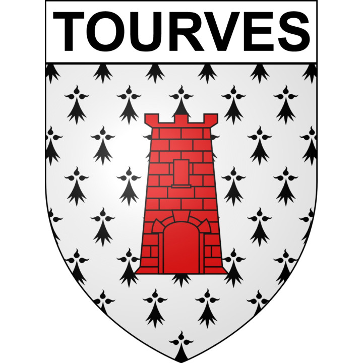 Tourves Sticker wappen, gelsenkirchen, augsburg, klebender aufkleber
