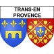 Stickers coat of arms Trans-en-Provence adhesive sticker