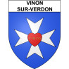 Adesivi stemma Vinon-sur-Verdon adesivo
