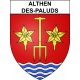 Adesivi stemma Althen-des-Paluds adesivo