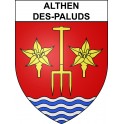 Stickers coat of arms Althen-des-Paluds adhesive sticker