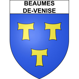 Stickers coat of arms Beaumes-de-Venise adhesive sticker