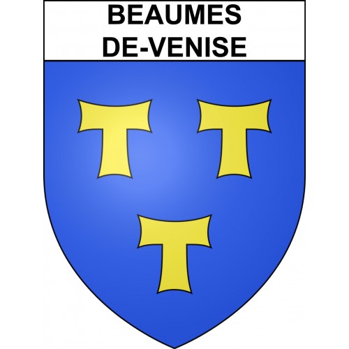 Stickers coat of arms Beaumes-de-Venise adhesive sticker