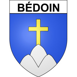 Stickers coat of arms Bédoin adhesive sticker