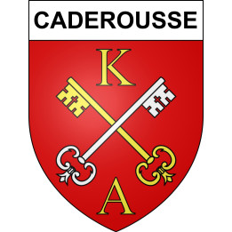 Caderousse Sticker wappen, gelsenkirchen, augsburg, klebender aufkleber