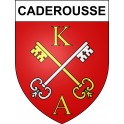 Stickers coat of arms Caderousse adhesive sticker