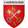 Caderousse 84 ville sticker blason écusson autocollant adhésif
