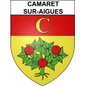 Stickers coat of arms Camaret-sur-Aigues adhesive sticker