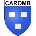 Caromb 84 ville sticker blason écusson autocollant adhésif