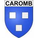 Stickers coat of arms Caromb adhesive sticker