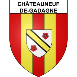 Châteauneuf-de-Gadagne 84 ville sticker blason écusson autocollant adhésif