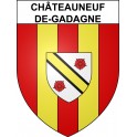 Châteauneuf-de-Gadagne 84 ville sticker blason écusson autocollant adhésif