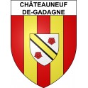 Châteauneuf-de-Gadagne Sticker wappen, gelsenkirchen, augsburg, klebender aufkleber