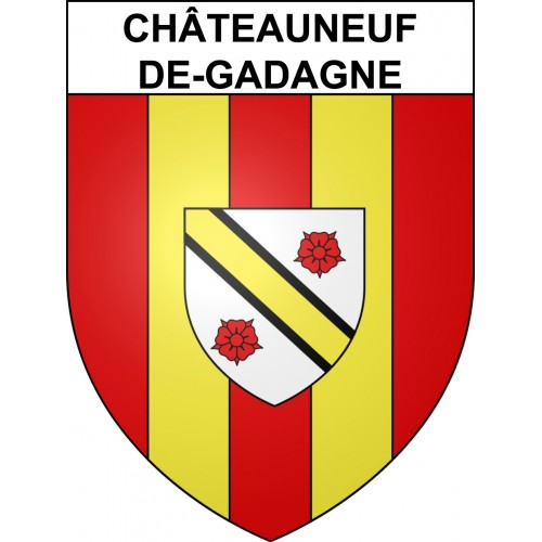 Châteauneuf-de-Gadagne Sticker wappen, gelsenkirchen, augsburg, klebender aufkleber